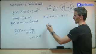 Derivabilidad y continuidad de una función BACHILLERATO matematicas [upl. by Brian]