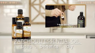 Patchouli Essential Oil Best Uses  Quick How To [upl. by Nudd]