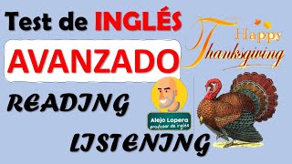 TEST de INGLÉS AVANZADO  Reading amp Listening  Nivel B2 [upl. by Pastelki]