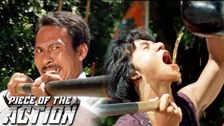 Freddy Wong VS The King of Bamboo  Drunken Master [upl. by Naeruat]