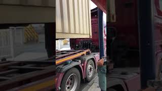 Loading a container at the ECT EuroMax Terminal Maasvlakte Rotterdam [upl. by Urba]