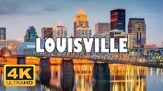 Louisville Kentucky USA 🇺🇸  4K Drone Footage [upl. by Ailliw]