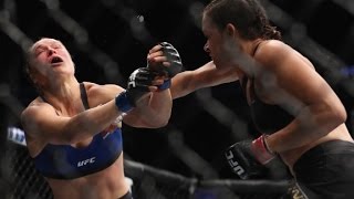 Ronda Rousey knocked out in 48second fight [upl. by Amolap]