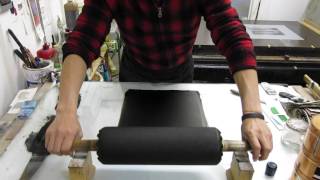 lithograph print process [upl. by Terb]