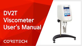 AMETEK BROOKFIELD DV2TViscometer Users Manual ENG [upl. by Eimareg]