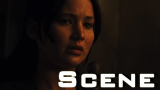 Katniss and Haymitch Scene  quotPeeta has to survivequot in HD [upl. by Ytrebil]