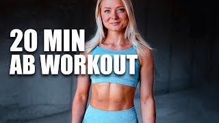 20 MIN WORKOUT OF THE DAY  CORE amp ABS  INTENSE HOME WORKOUT  NO EQUIPMENT [upl. by Anna]