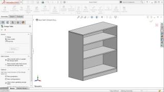 Assembly Design Tables in SOLIDWORKS 2016 [upl. by Landing]