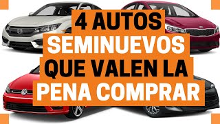 4 AUTOS SEMINUEVOS que debes considerar a COMPRA  Motoren Mx [upl. by Euqimod]