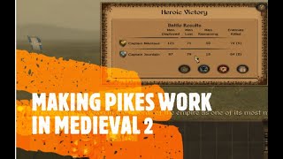 MAKING PIKES WORK IN MEDIEVAL 2 TOTAL WAR Medieval 2 Experts Guide Part 1 [upl. by Mazurek]