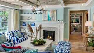 50 Comfy Coastal Living Room Decorating Ideas [upl. by Nappy99]