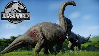 Apatosaurus  All Skins Showcased  Jurassic World Evolution [upl. by Anorahs]