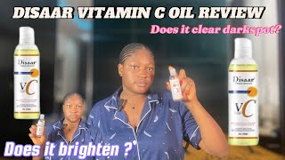 DISAAR VITAMIN C OIL REVIEW  AFFORDABLE BRIGHTENING OIL FOR RADIANT amp GLOWING SKIN [upl. by Jorgensen]