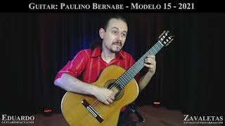 2021 Paulino Bernabe M15 cedar classical guitar [upl. by Heiney]