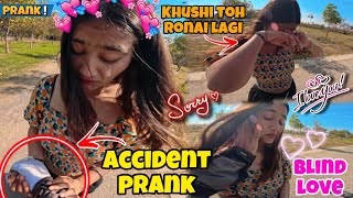 Accident🤕 Prank on Khushi🤭  Khushis Heartbreaking💔 Reaction😭  Prank Gone Wrong z900 superbike [upl. by Rednazxela]