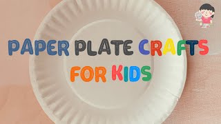 SPRING CRAFTS FOR KIDS  PAPER PLATE CRAFT IDEAS for KIDS  DIY PAPER PLATE FLOWER [upl. by Litnahs]