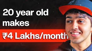 20 YEAR OLD Graphic Designer Makes 4 LakhsMonth 🤯 Anik Jain  Ishan Sharma [upl. by Tamara127]