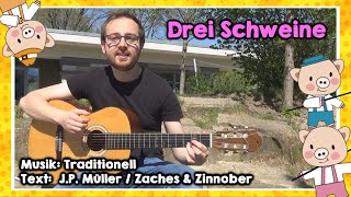 Drei Schweine T JP Müller  Zaches amp Zinnober  MITMACHLIED [upl. by Venditti]