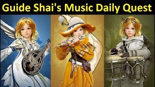 Music Daily Quest Guide Level Up Musicianship EXP Level Grade Black Desert Online BDO [upl. by Ayeki]