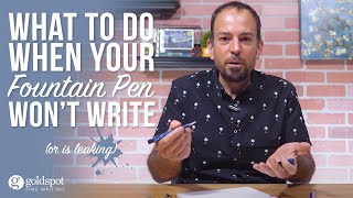 What to do when your fountain pen wont write [upl. by Suidaht571]