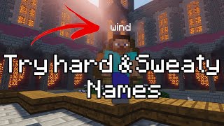 TryhardSweaty Minecraft Names Clean Working April 2021 [upl. by Ammadis861]