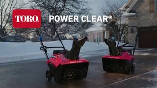 Toro Power ClearⓇ Snow Blowers [upl. by Doreg]