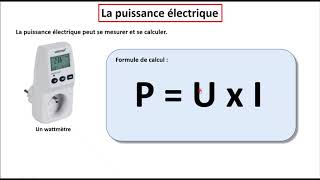 Énergie  Épisode 16 La puissance électrique 3ème [upl. by Tatianna]