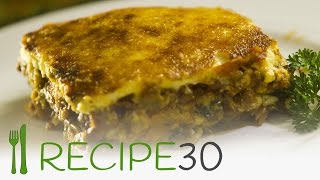 Vegetarian Moussaka recipe [upl. by Paddie584]