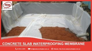 Concrete Slab Waterproofing Membrane [upl. by Sinnylg145]