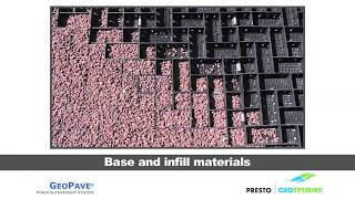 GEOPAVE® Aggregate Porous Pavement Installation Video [upl. by Tessy]