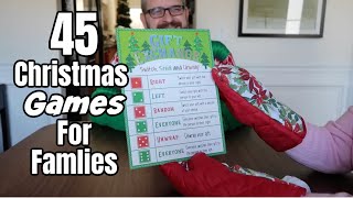 45 Christmas Games For Families  Christmas Party Games EVERYONE WILL PLAY [upl. by Ainez]