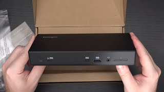 Kensington SD4850P USBC Dock with 100watt PD  Unboxing [upl. by Nylareg]