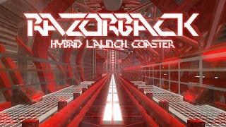 RCT3  Razorback Hybrid Launch Coaster [upl. by Agnot541]