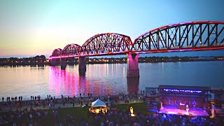 Drone Films Waterfront Wednesday 2022 Louisville KY [upl. by Ilil]