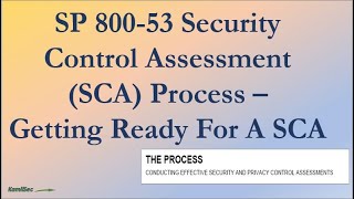 Security Control Assessment SCA Process Overview [upl. by Heigl]