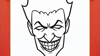 HOW TO DRAW THE JOKER [upl. by Pedaias]