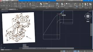 Orthographic autocad 1 [upl. by Llecrup469]