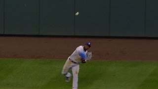 Puig makes a great throw to get Story [upl. by Idzik150]