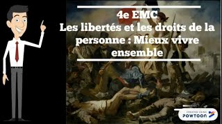 4e EMC  Les libertés et les droits de la personne [upl. by Vashti]