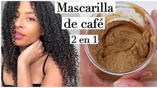 Hidratación  Crecimiento con café  Mascarilla casera  FRIZZYDESI [upl. by Ferneau]