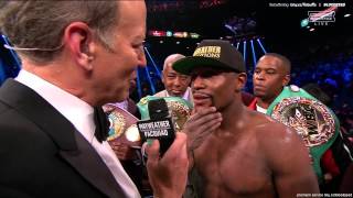 Mayweather vs Pacquiao Post Fight Interview in HD [upl. by Gaylene]