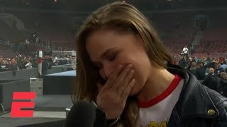 Ronda Rousey signing fulltime contract with WWE  ESPN [upl. by Hughmanick]