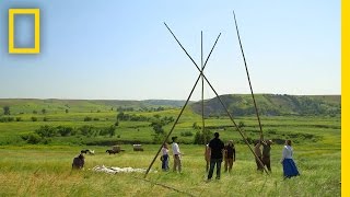 How to Build a Teepee  The Pioneers [upl. by Codie]