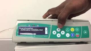 B Braun Infusion pump demo short video [upl. by Adim]