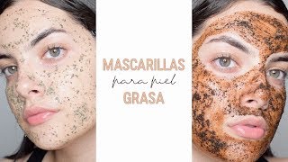 MASCARILLAS PARA PIEL GRASA Y CON ACNÉ  Nicolle Portilla [upl. by Lotsyrc]