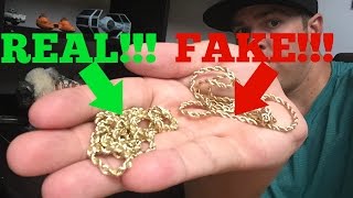 How to spot FAKE GOLD [upl. by Ruamaj]