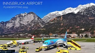 INNSBRUCK PLANESPOTTING 2019  SPECTACULAR TAKE OFFs amp LANDINGs [upl. by Ariaes]