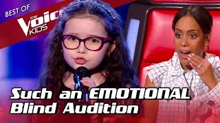 9YearOld makes the coaches CRY during her Blind Audition in The Voice Kids [upl. by Airegin981]