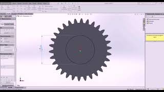 SolidWorks Dişli Çizimi [upl. by Gaelan]