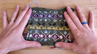 Tutoriel Tricot  Le Jacquard Fair Isle Knitting [upl. by Eidde]